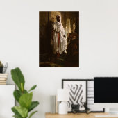 Moors hoofdmans Afrikaanse kunst schilderij portre Poster (Thuiskantoor)