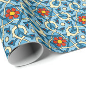 Moors middeleeuws patroon cadeaupapier (Rol Hoek)