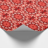 Moors rood geometrisch cadeaupapier (Hoek)
