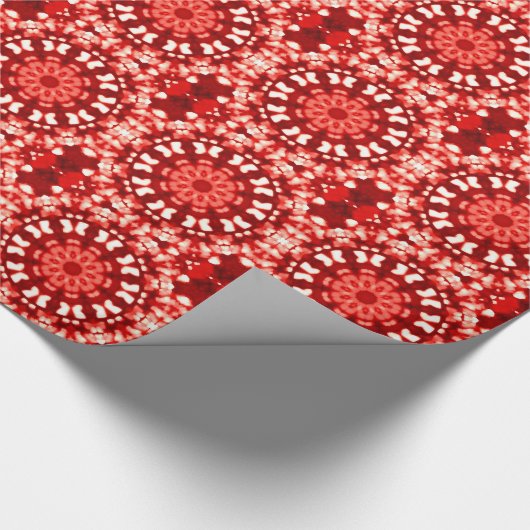 Moors rood geometrisch cadeaupapier (Hoek)