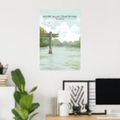 Moors Valley Country Park Ringwood Reisposter Poster (Thuiskantoor)
