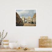 Moorse Arch, kijkend uit de tunnel, bord 10 fr Poster (Keuken)