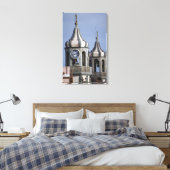 Moorse architectuur van La Orotava, Tenerife Canvas Afdruk (Insitu (Slaapkamer))