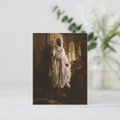 Moorse Chief Afrikaanse kunst portret Briefkaart (Staand voorkant)