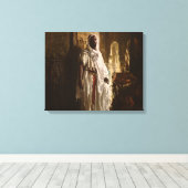 Moorse Chief Afrikaanse kunst portret Canvas Afdruk (Insitu (Houten vloer))