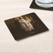 Moorse Chief Afrikaanse kunst portret Kartonnen Onderzetters (Schuin)