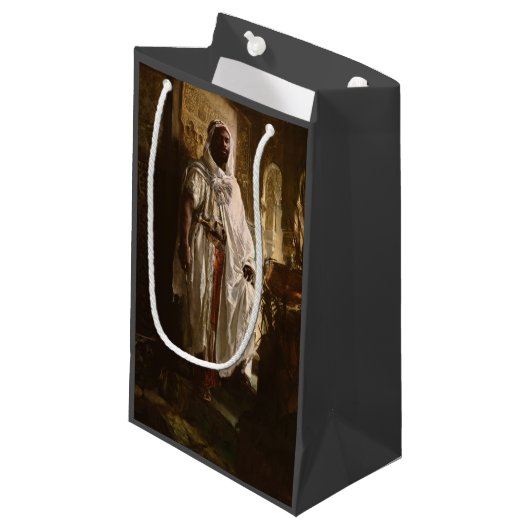 Moorse Chief Afrikaanse kunst portret Klein Cadeauzakje (Voorkant Gekanteld)