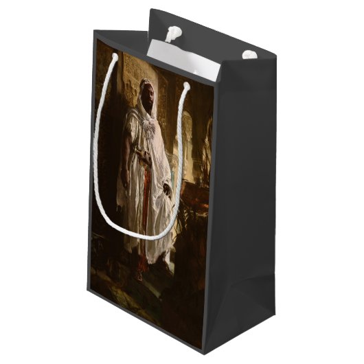 Moorse Chief Afrikaanse kunst portret Klein Cadeauzakje (Achterkant Gekanteld)