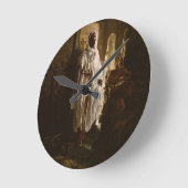 Moorse Chief Afrikaanse kunst portret Ronde Klok (Hoek)