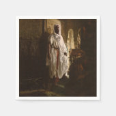 Moorse Chief Afrikaanse kunst portret Servetten (Voorkant)