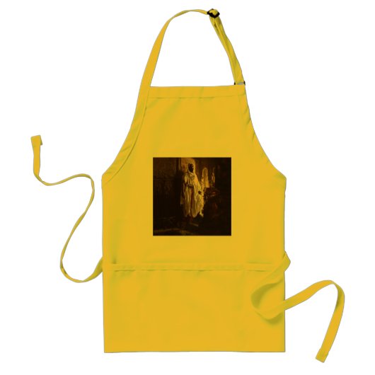 Moorse Chief Afrikaanse kunst portret Standaard Schort (Voorkant)