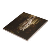 Moorse Chief Afrikaanse kunst portret Tegeltje (Zijkant)