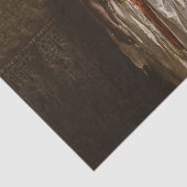 Moorse Chief Afrikaanse kunst portret Tissuepapier (Detail)