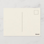 Moorse Marrakesh Blue Cream Briefkaart (Achterkant)