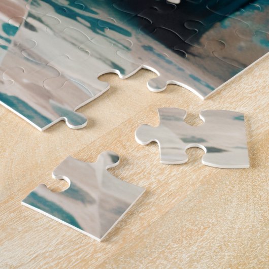 Moorse Marrakesh Blue Cream Legpuzzel (Zijkant)