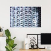 Moorse tegel, Palace, Sintra, Portugal Poster (Thuiskantoor)