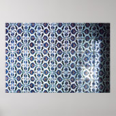 Moorse tegel, Palace, Sintra, Portugal Poster (Voorkant)