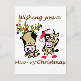 Moory kerstmis feestdagenkaart