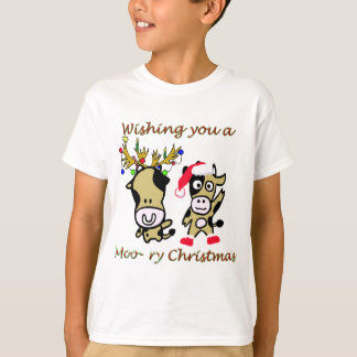 Moory kerstmis t-shirt