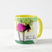 Moos Love Yellow 11 oz Combo Mok (Voorkant rechts)