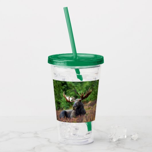 Moose Acryl Drinkbeker (Voorkant ijs)