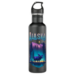 Moose Alaska Vakantie Moose Alaska Yukon Moose Waterfles