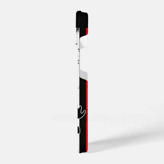 Moose Amerikaanse vlag iPhone Hoesje (Linkerkant)