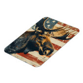 Moose Amerikaanse vlag  Magneet (Linkerzijde)