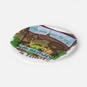 Moose and beer Birthday Papieren Bordje (Gekanteld)