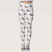 Moose and Ducks Patroon Leggings (Voorkant)