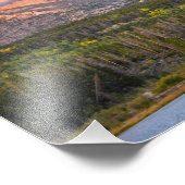 Moose and Tourists at Sprague Lake, Colorado Foto Afdruk (Hoek)