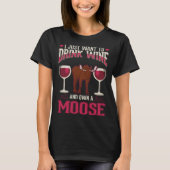 Moose And Wine Scandinavia Moose Antler T-shirt (Voorkant)