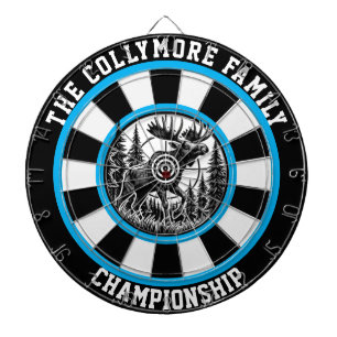 Moose Antlers Forest Target Art Dartbord