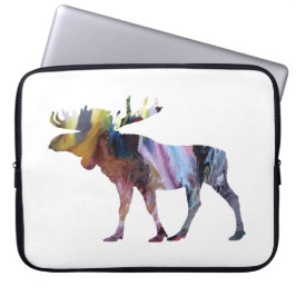 Moose Art Laptop Sleeve