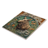 Moose - Art Nouveau Keramische Tegel Tegeltje (Zijkant)