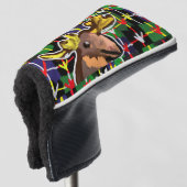 Moose art style golfheadcover (3/4 voorkant)