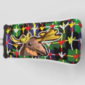 Moose art style golfheadcover (Voorkant)
