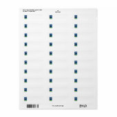 Moose at Night - West Yellowstone, Montana Etiket (Full Sheet)