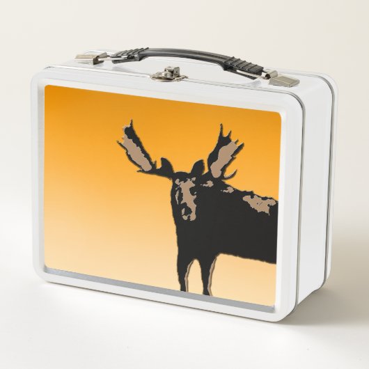 Moose at Sunset - Original Wildlife Art (Voorkant)