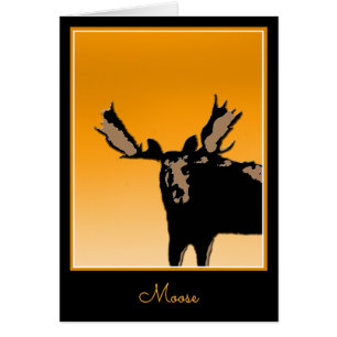 Moose at Sunset - Original Wildlife Art