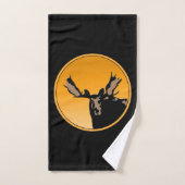 Moose at Sunset - Original Wildlife Art Bad Handdoek (Handdoek)
