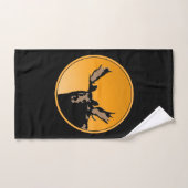 Moose at Sunset - Original Wildlife Art Bad Handdoek (Handdoek)