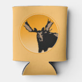 Moose at Sunset - Original Wildlife Art Blikjeskoeler (Voorkant)