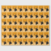 Moose at Sunset - Original Wildlife Art Cadeaupapier (Vlak)