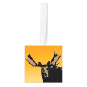 Moose at Sunset - Original Wildlife Art Decoratie (Voorkant)