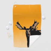 Moose at Sunset - Original Wildlife Art Golfhanddoek (Insitu)