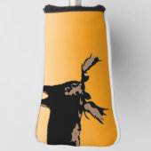 Moose at Sunset - Original Wildlife Art Golfheadcover (Draai 90)