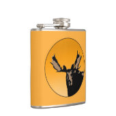 Moose at Sunset - Original Wildlife Art Heupfles (Rechts)