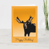 Moose at Sunset - Original Wildlife Art Kaart (Voorkant)