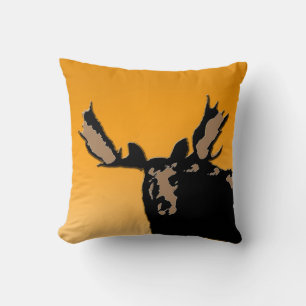 Moose at Sunset - Original Wildlife Art Kussen